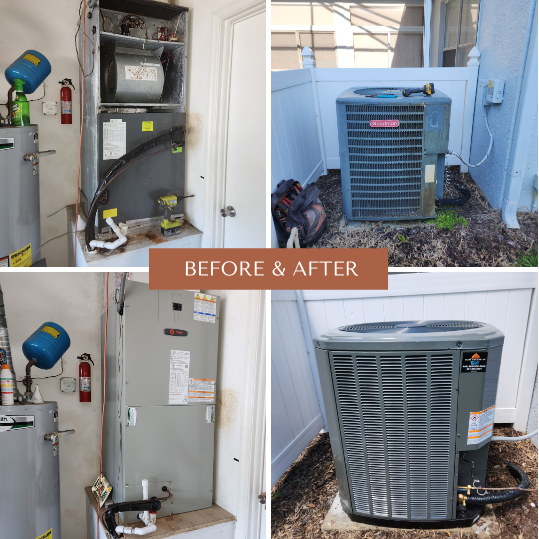 Blue Collar AC - BeforeAfter Install Palm Bay2